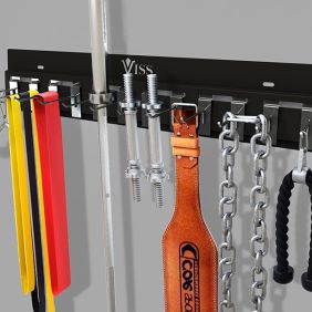 Soporte de pared ajustable (Para colchonetas y accesorios fitness).