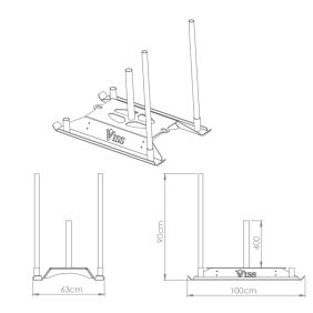 Trineo de Crossfit Viss-Sport