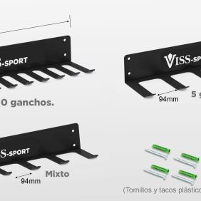 Perchero Metálico para utensilios de crossfit Viss Sport
